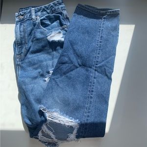 american eagle curvy mom jean